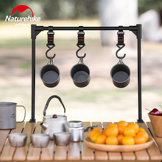 Rack de mesa ao ar livre acampamento luz gancho cabide auto-condução Tour piquenique churrasco talheres rack acampamento