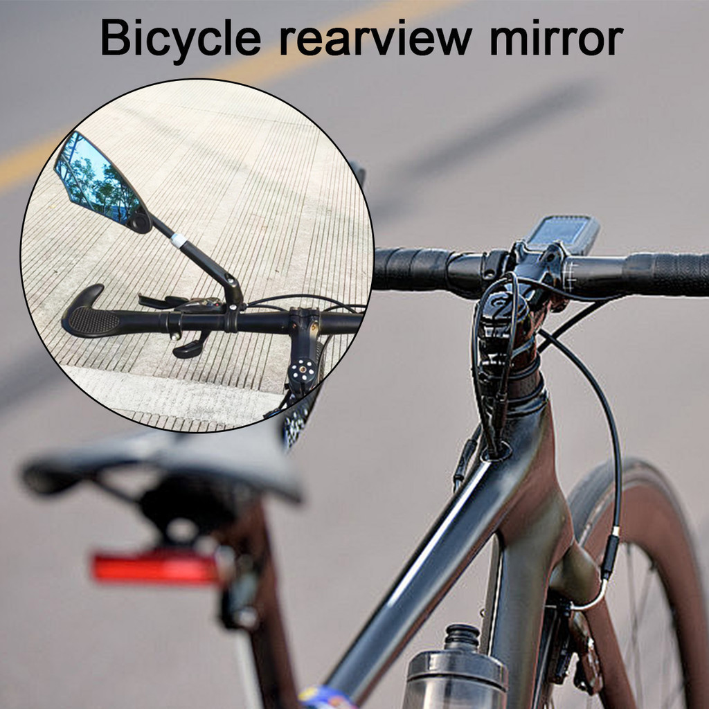 Espelho retrovisor de bicicleta anti-reflexo de 360 graus em peça única °     Acessórios para motocicletas com guidão ro