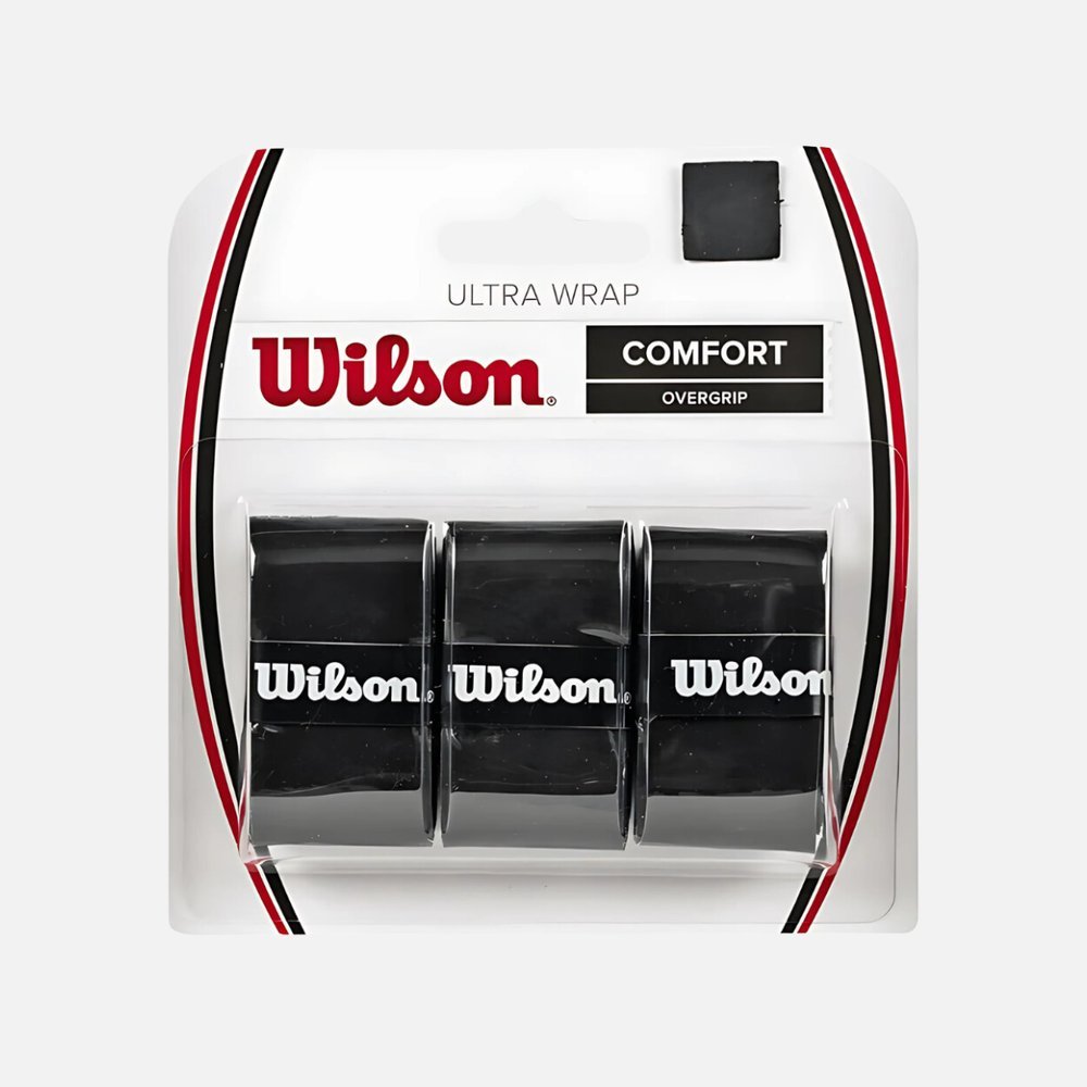 Overgrip Ultra Wrap WILSON Preto - Beach Tennis - Padel - Baqueta - ciclismo e outros