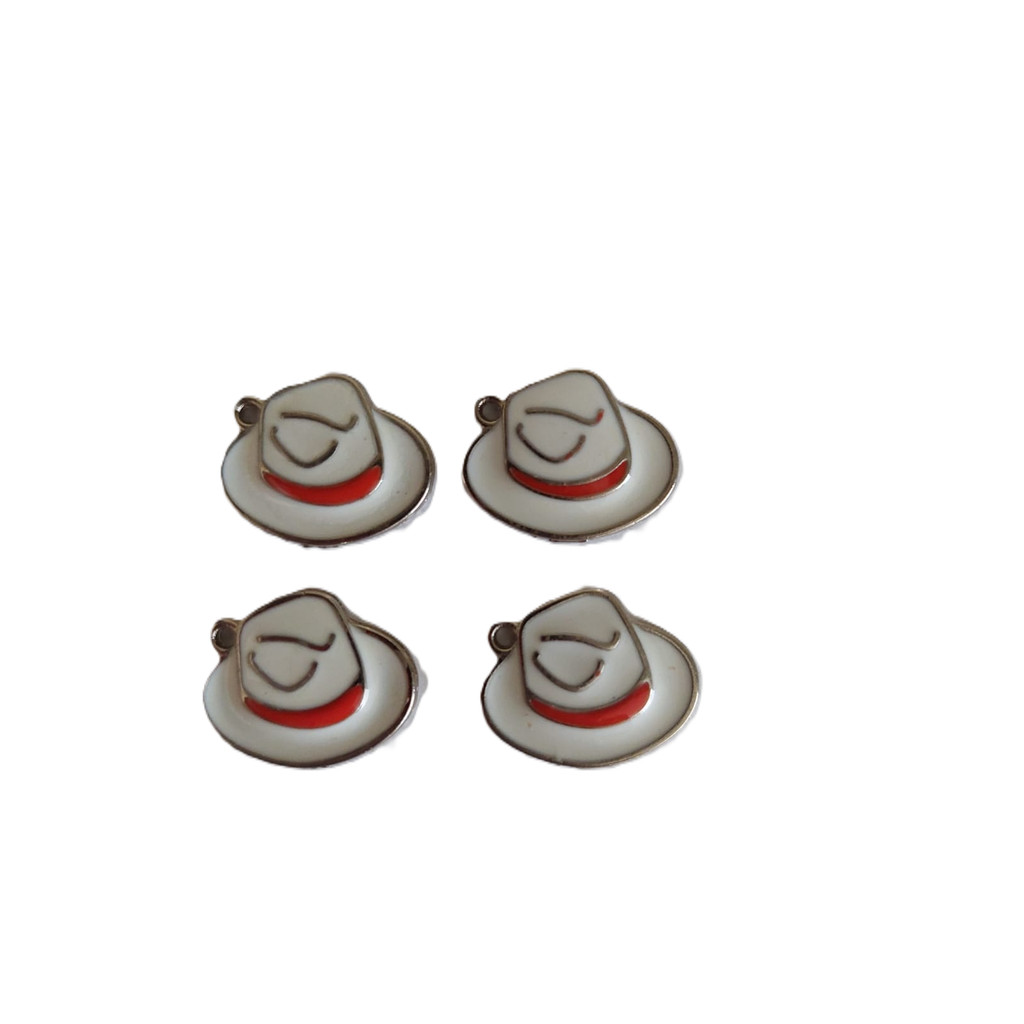 Pingente de Metal Chapeu Ze Pilintra Malandro Umbanda