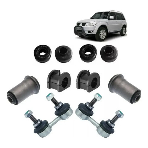 Bucha Suspensão Dianteira + Bieleta Mitsubishi Pajero Tr4 Io