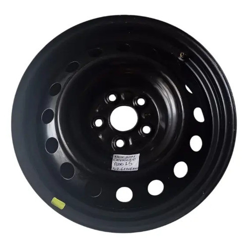 Roda Aço Ferro Preta Toyota Corolla Aro 15 5x100 Original Preto