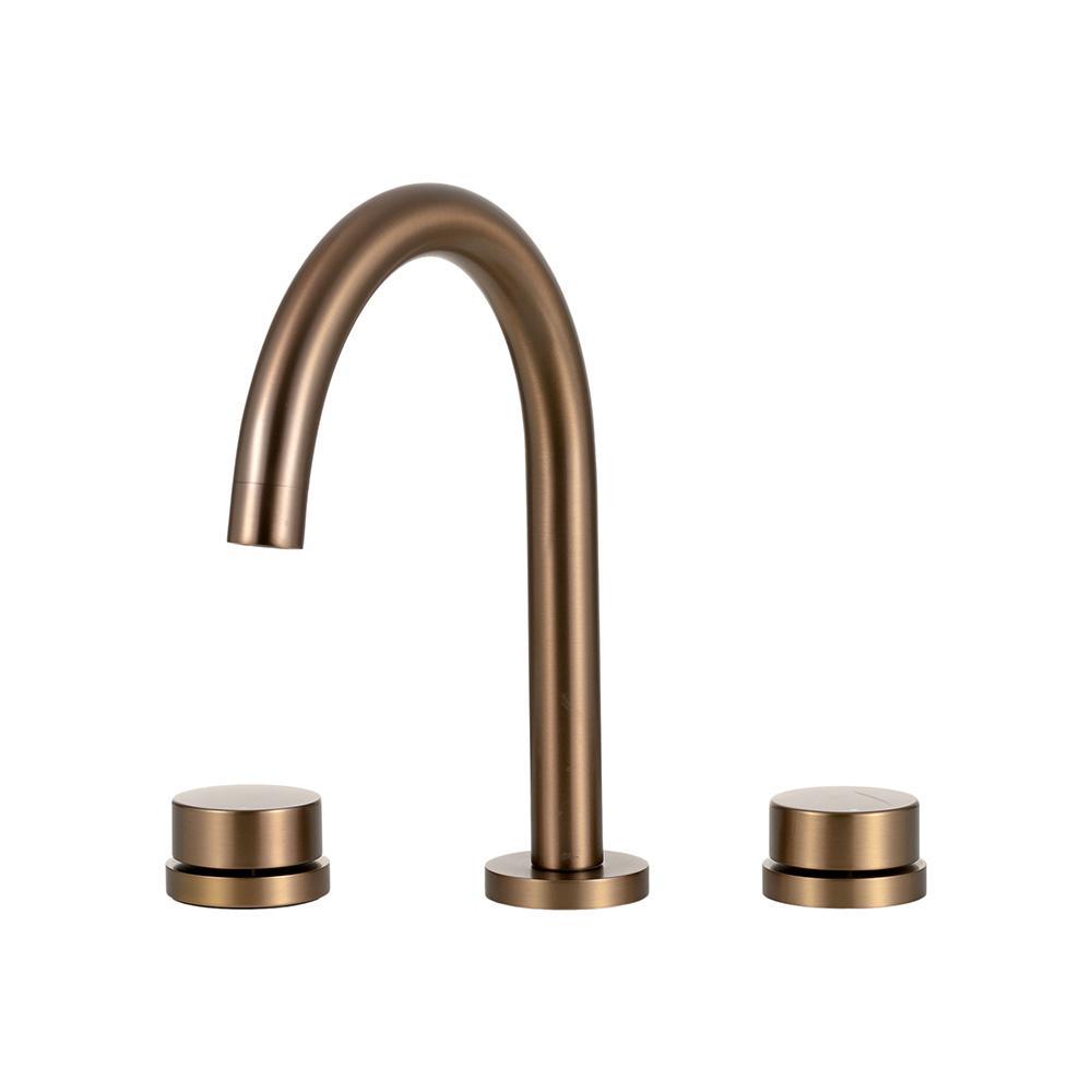 Torneira Para Banheiro Misturador Duplo Comando Choró Pingoo - Dourado Rose