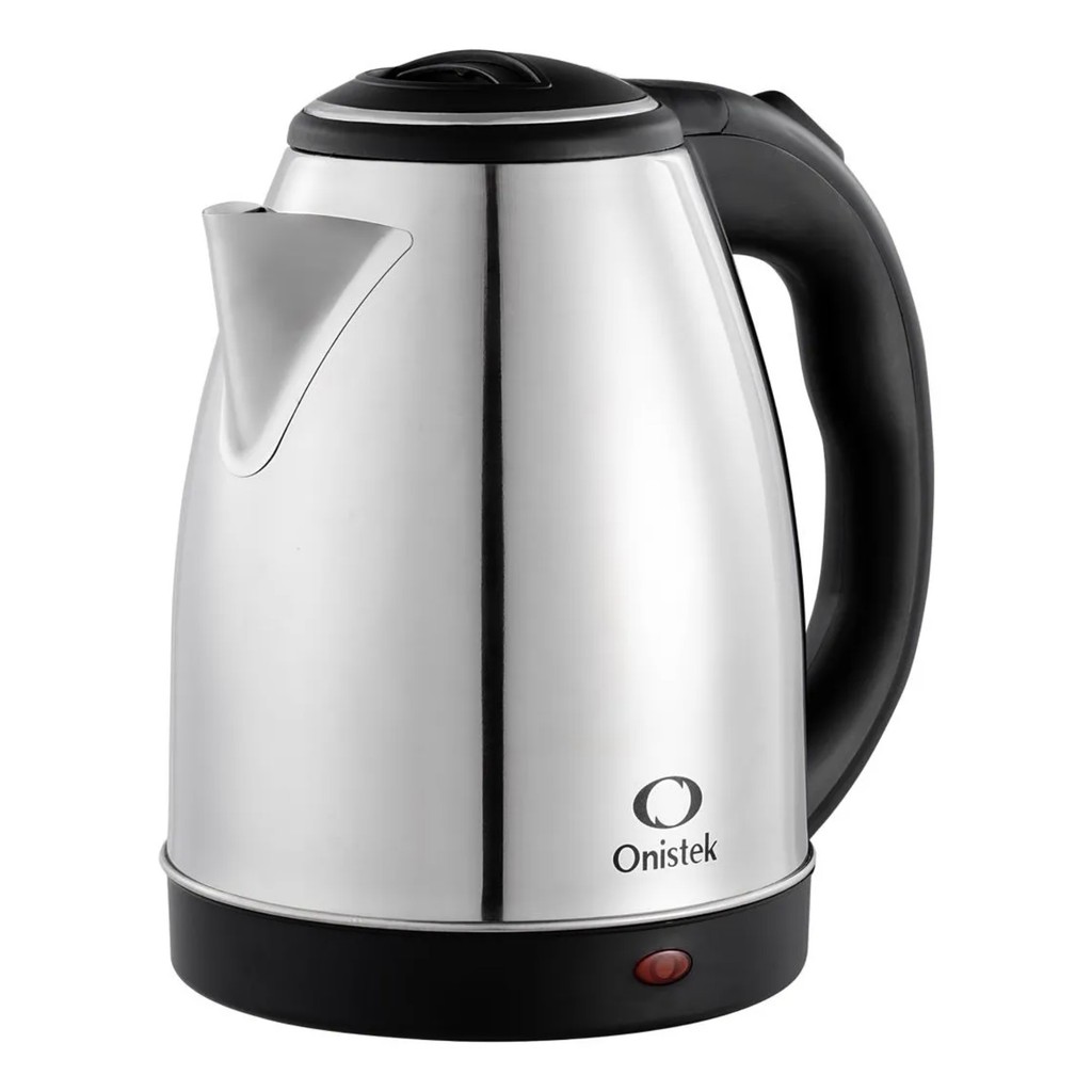 Chaleira Elétrica Onistek 1.8L Inox Desligamento Automático Prateada
