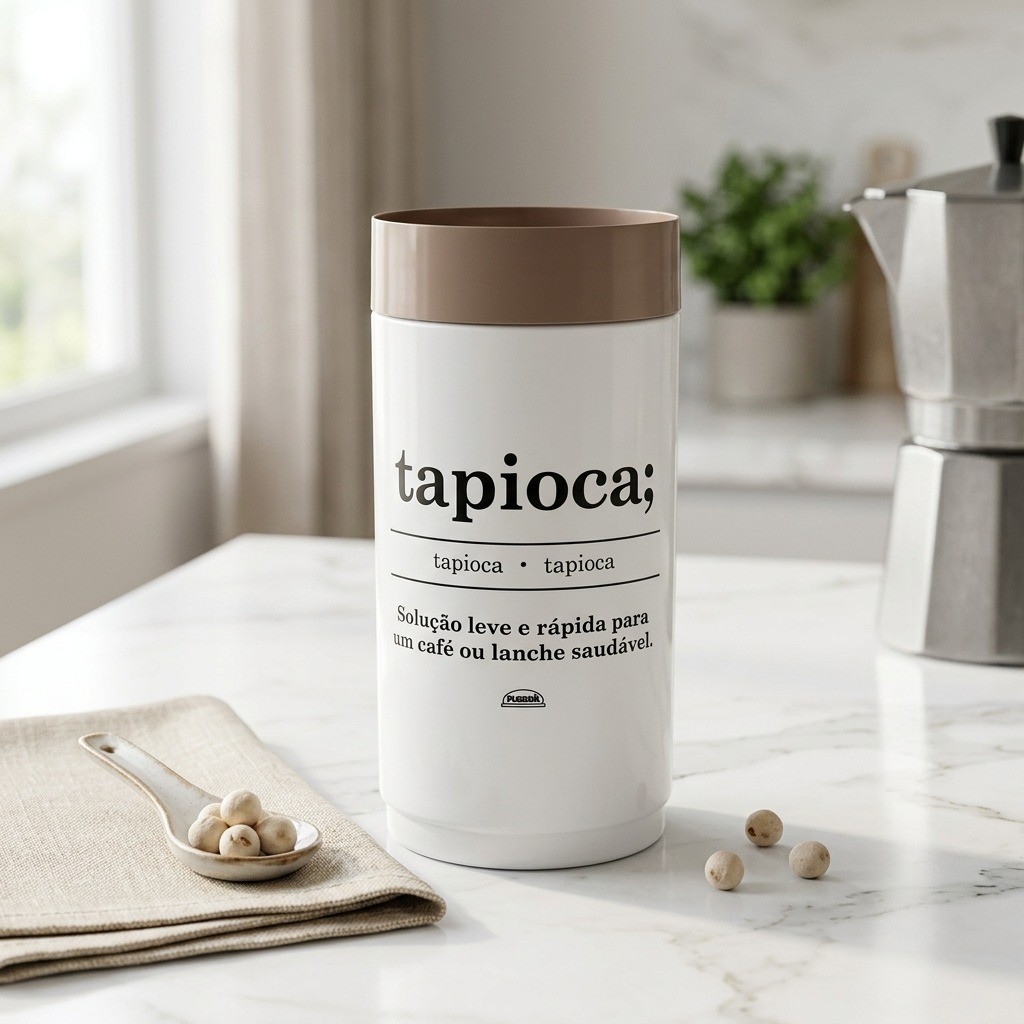 Pote TAPIOCA 1,6L Plástico Hermético Cozinha Organização
