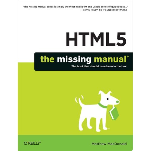 Html5: The Missing Manual de Matthew Macdonald 7714043