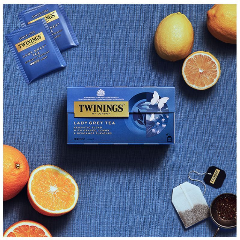 Chuanning Tea TWININGS Senhoras Earl Grey Chá Preto Elegante Sabor Bergamota Saco Importado Original Saquinho de Chá 4.2