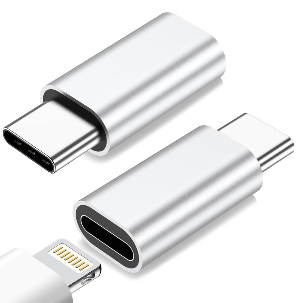 1 Un Adaptador Conversor OTG Cabo Usb Tipo-C Compatível Com Lightning