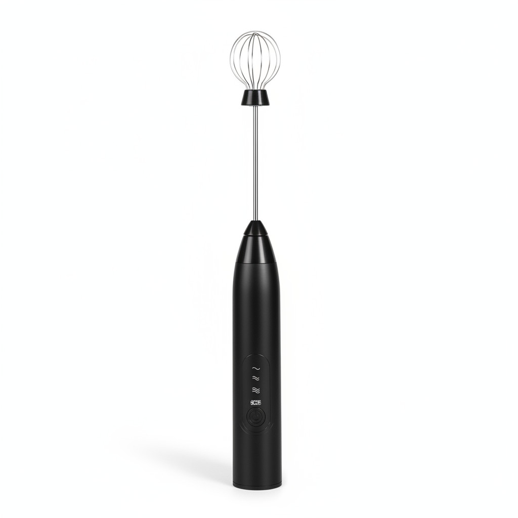 Espumador de Leite Manual Elétrico para Café Bebidas Quentes Carregamento USB
