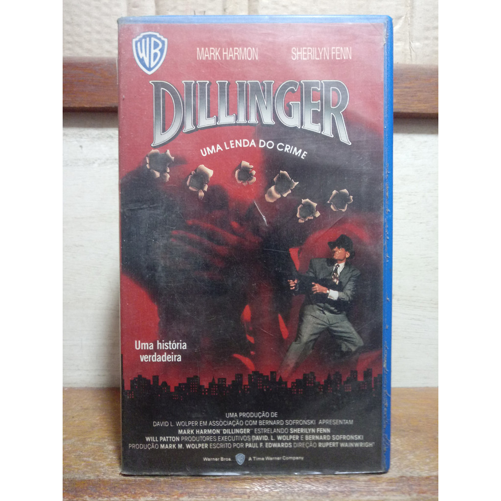 Vhs Dillinger Uma Lenda Do Crime - Mark Harmon