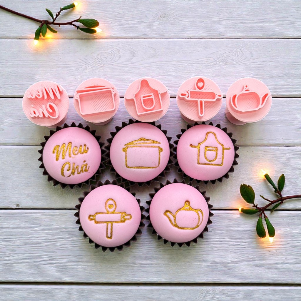 Kit Carimbos Para Doces Chá de Panela em Oferta na Shopee