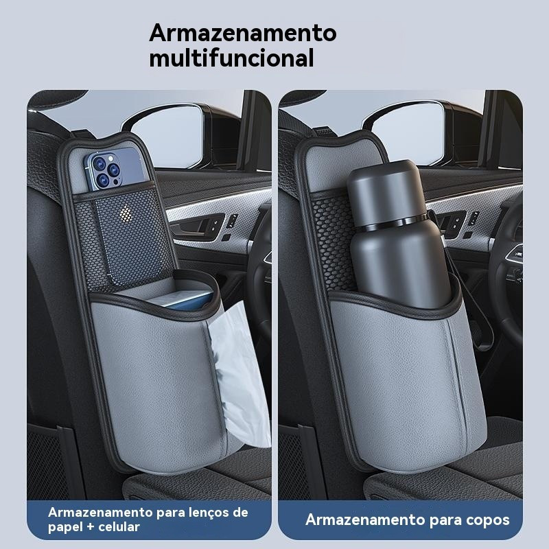 Suporte de Copo para Carro Base Fixa Suporte para Garrafa de Água Termo Bolsa de Armazenamento