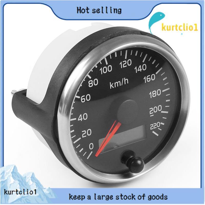 Carro Universal 85mm Velocímetro Odômetro Dupla Função Painel LCD Modificado Do 220km/H