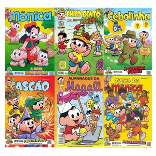 Turma da Monica Kit com 2/4/5/7 ou 10 - Histórias em Quadrinhos: Gibis e Almanaques em Oferta na Shopee