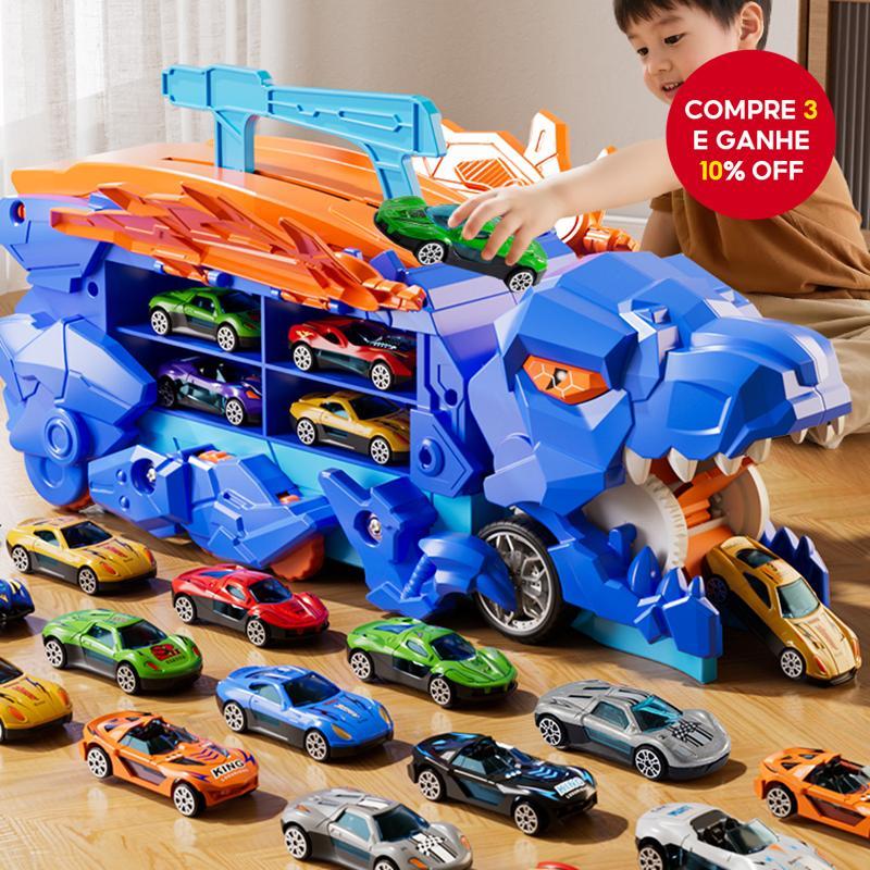  Brinquedo de Trem de Engolir para Crianças, Veículos de Brinquedo de Caminhão Jurássico