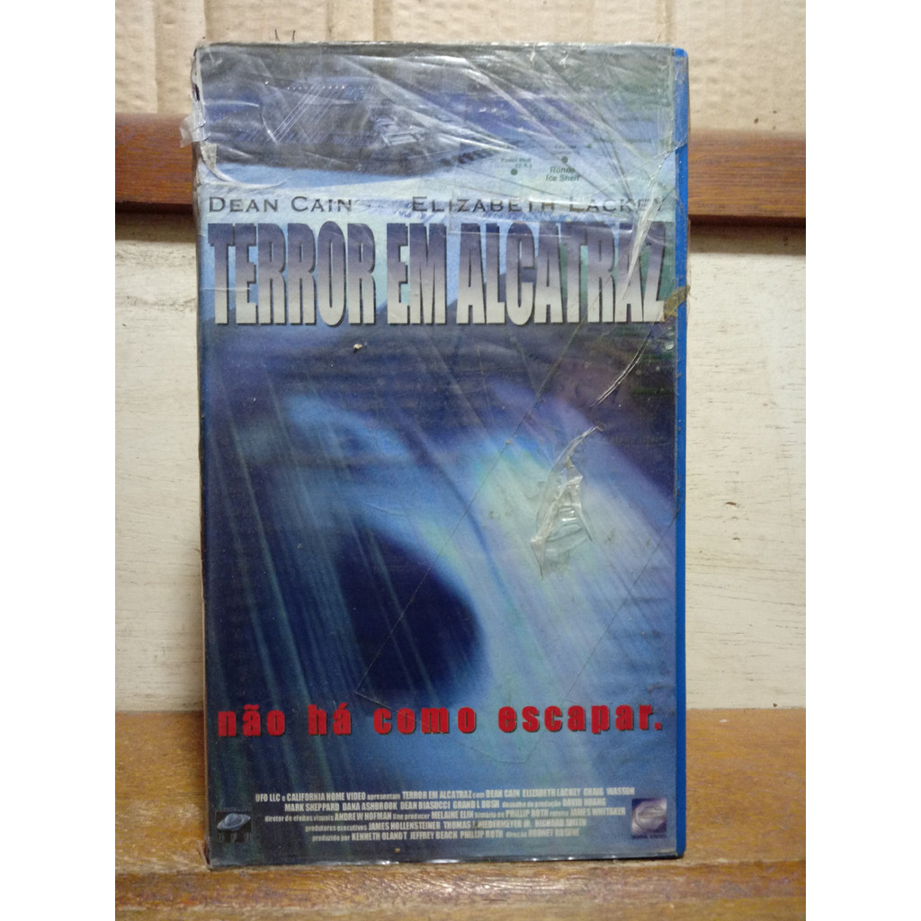 vhs Terror Em Alcatraz - Dean Cain