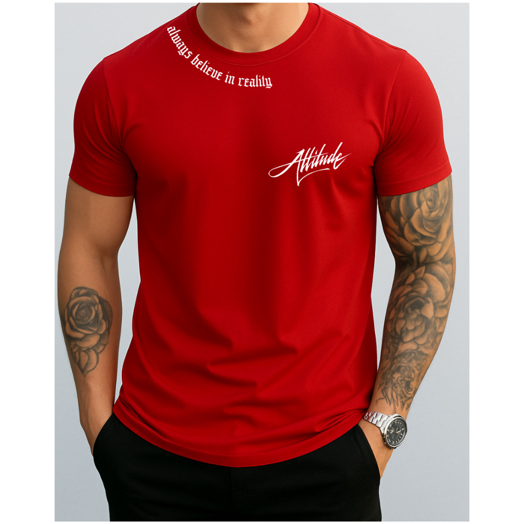 Camisa Masculina Lisa 100% Algodão com Reforço Ombro Estilo Sport Casual Atitude