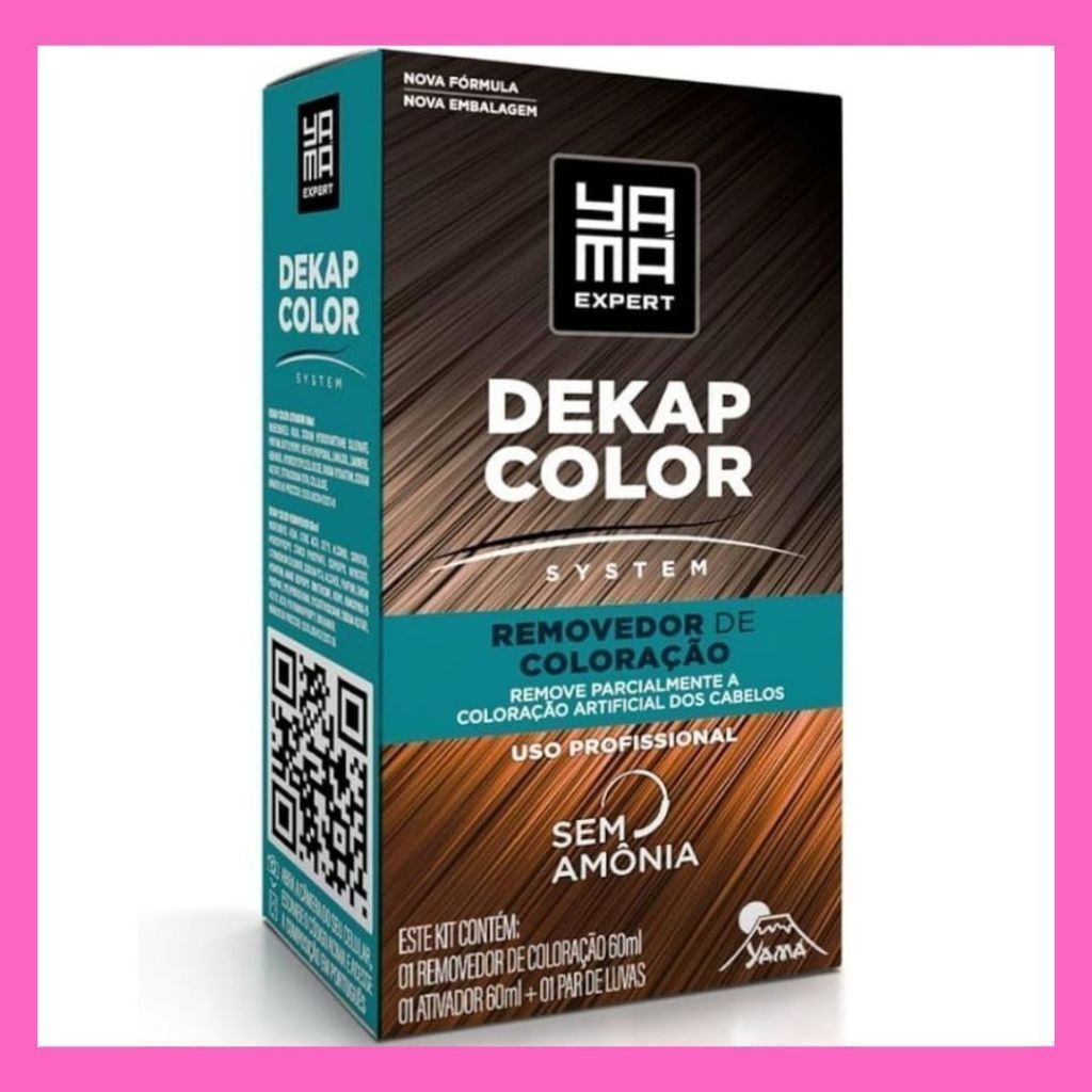 Yamá Dekapcolor System Removedor de Coloração - 120ml em Oferta na Shopee