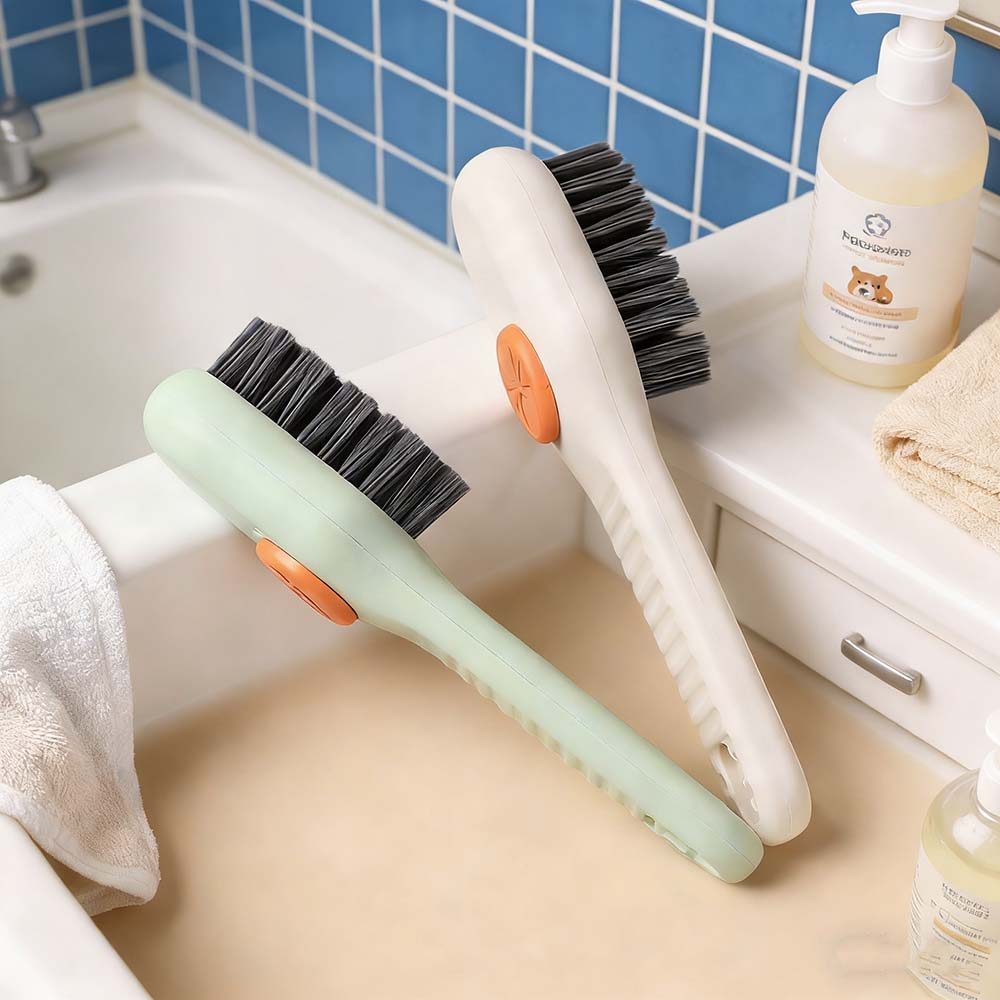 Escova Multiuso para Sapatos - Com Dispenser Integrado e Reservatório de Líquido