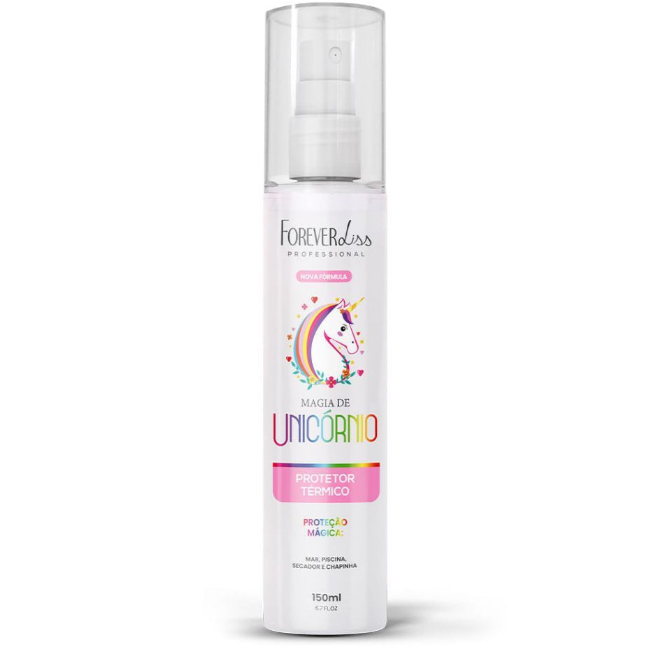 Protetor Térmico Magia de Unicórnio Preparador Capilar 150ml Forever Liss em Oferta na Shopee