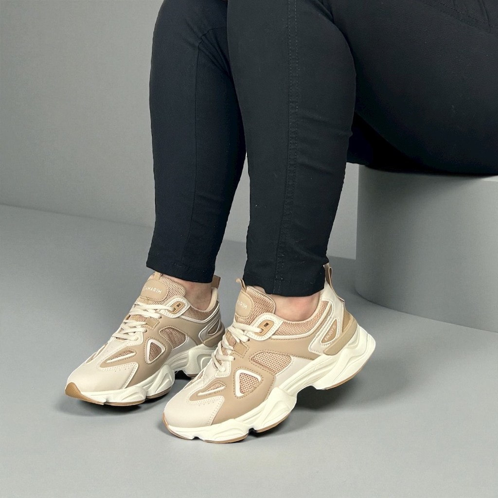 Tênis Ramarim Casual Sneaker 25-90231 Mocca/Bege Original