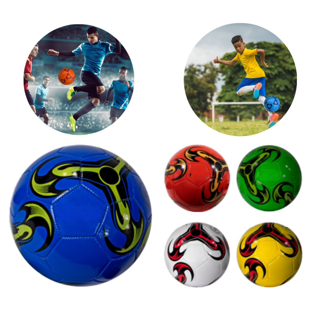Bola Futebol Campo Quadra Areia Sintético Futsal Capotao Infantil Resistente N5 Oficial Treino Presente / Bomba De Ar