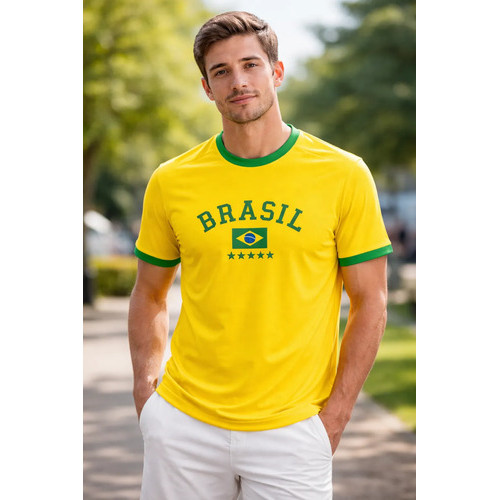 Camisetas Do Brasil Copa Do Mundo Dry Fit Esportiva Promoção