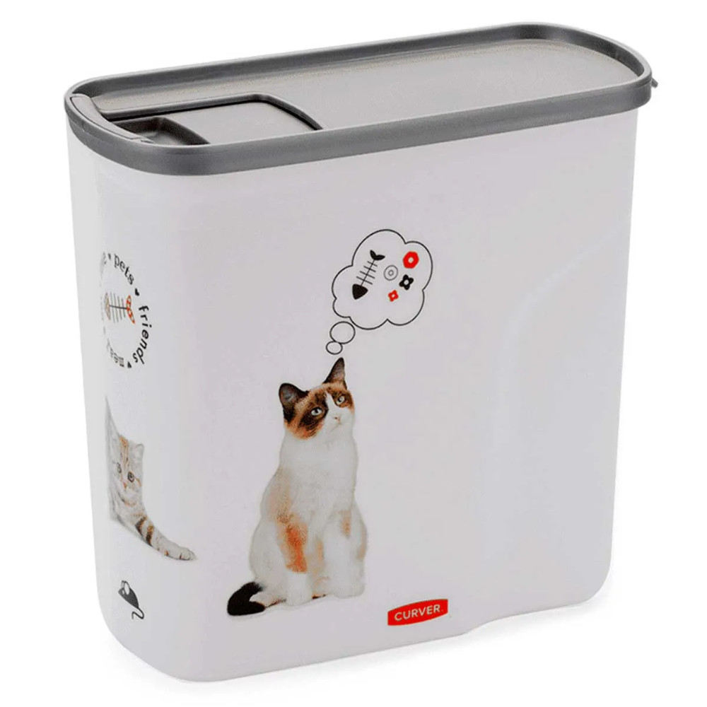 Pote Hermético 2 Litros Dispenser Para Ração Arroz Feijão