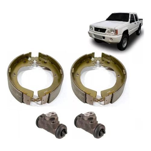 Cilindro Burrinho + Sapata Lona Freio L200 Gl Gls - Quadrada