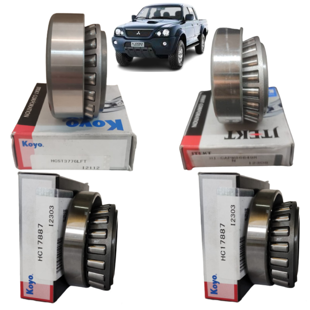 KIT 4 ROLAMENTO DIFERENCIAL DIANTEIRO L200 GLS 2.5 OUTDOOR