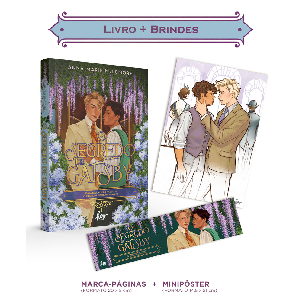 Capa do livro Livro - O segredo de Gatsby - por Anna-Marie McLemore - Hoo Editora