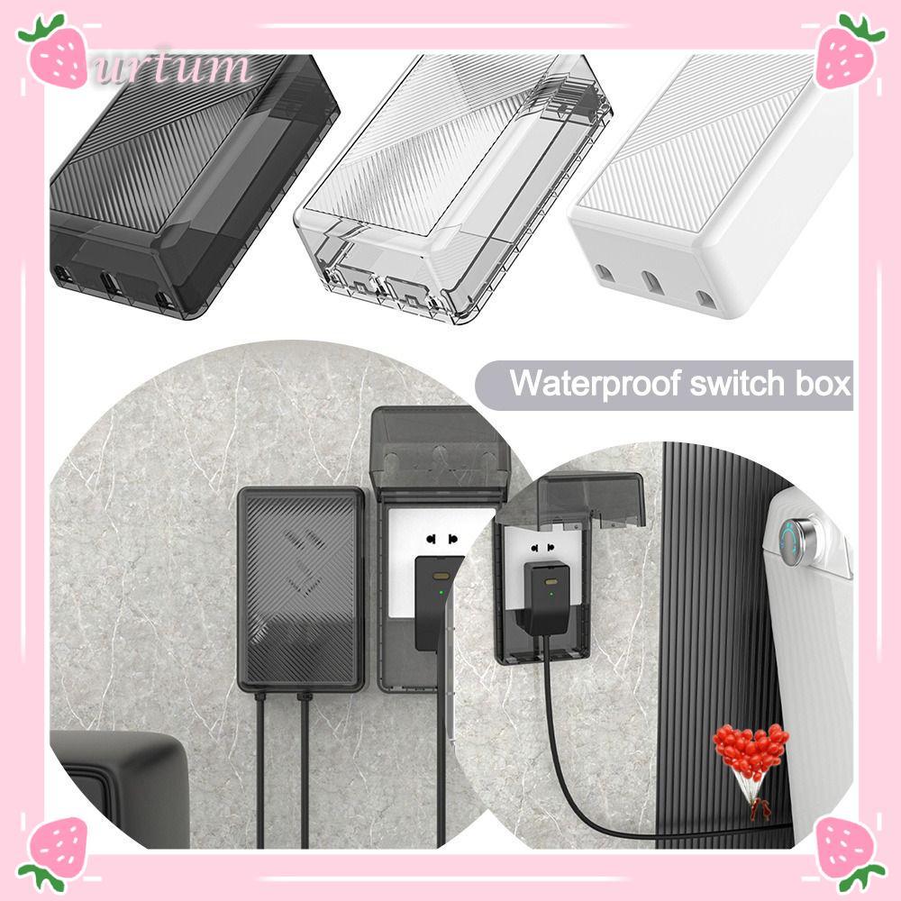 Capa De Plugue Elétrico URTUM , Protetora De Interruptor Transparente Tipo 86 , Protetor De Soquete Autoadesivo