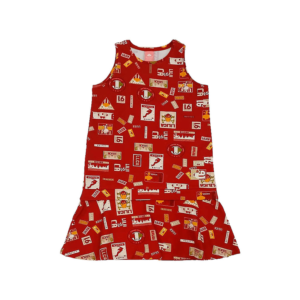 Vestido Estampado Infantil Feminino Lilica Ripilica
