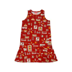 Vestido Estampado Infantil Feminino Lilica Ripilica
