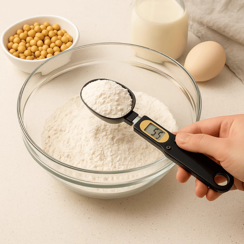 Colher Medidora Digital Balança Precisão Temperos Alimentos Grãos Cozinha Tela LCD