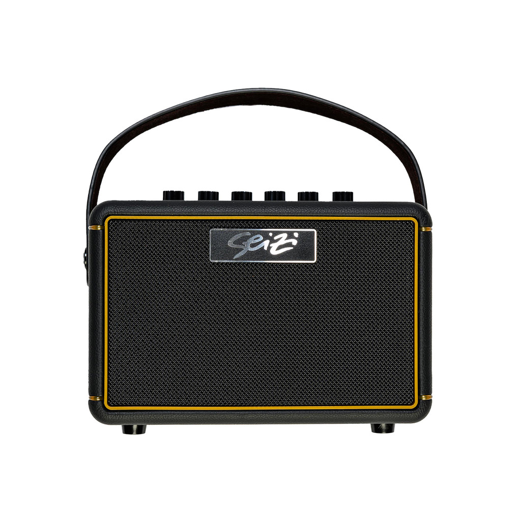 Amplificador Seizi Smart Amp Para Guitarra 10W Preto Com Efeitos