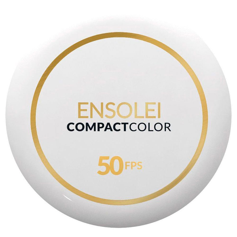 Protetor Solar Ensolei Profuse Compact Color Bege Translúcido FPS 50 Base Compacta com 10g