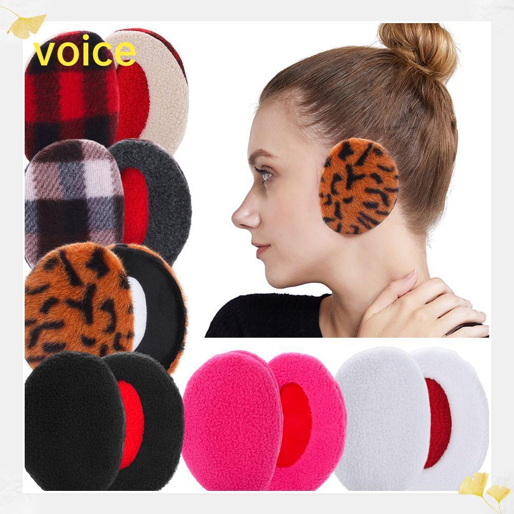 VOICE Earmuffs À Prova De Vento Fofo Velo Macio Inverno Quente Capa De Ouvido