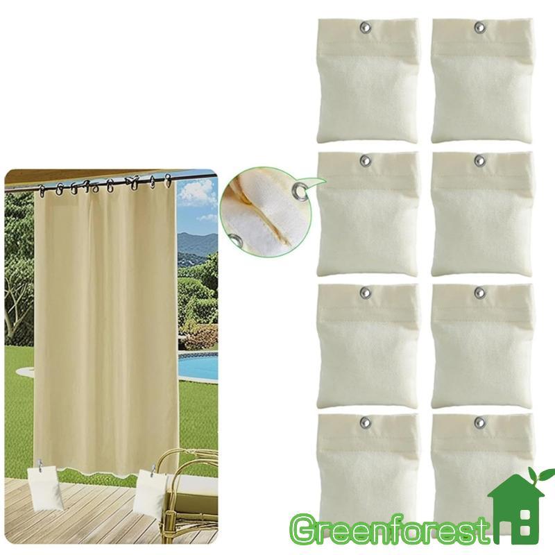greenfor 8 Peças Pesos Para Cortinas Externas À Prova D E Internas