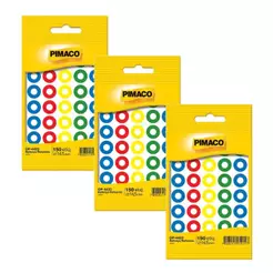 Kit Reforço de Fichário colorido Pimaco