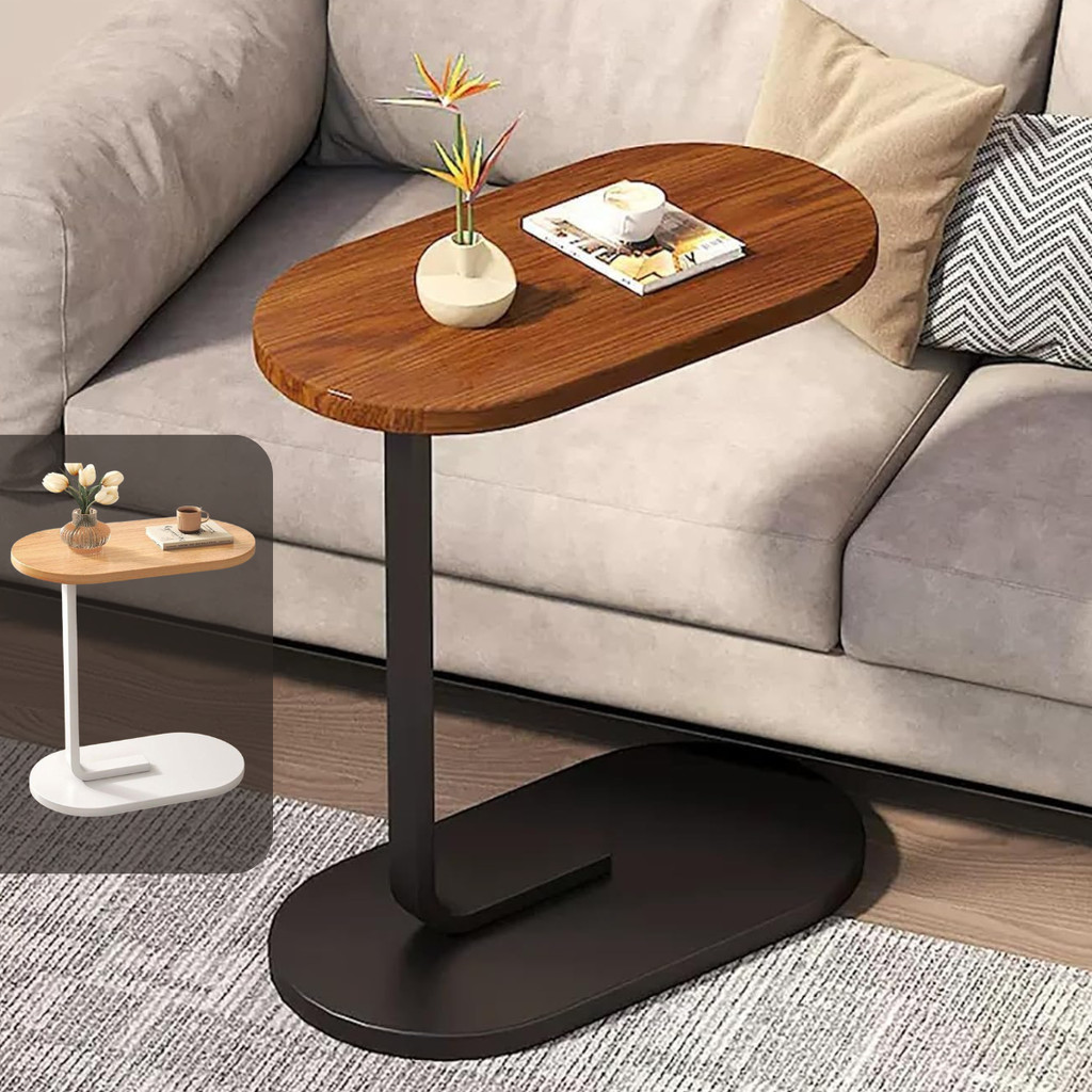 Mesa de Apoio de Canto Lateral Notebook Café Para Sofá Cama Decorativa Decoração Elegante