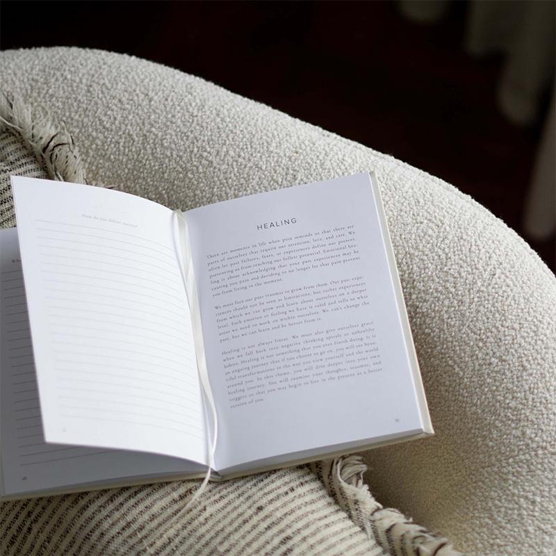 Imagem Fengjue Dig Deeper Journal-Diário Guiado Com 180 Prompts Sem Data Para Intenção , Cura , Crescimento , Gratidão BR