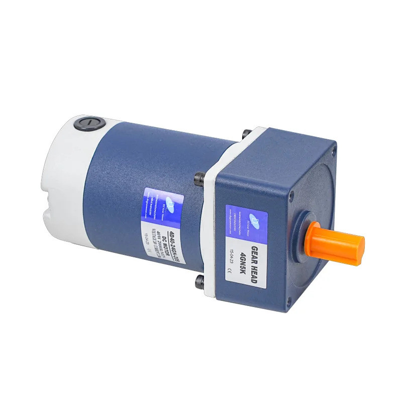Motor Dc Escovado De Alta Qualidade 200w Com Redutor De Velocidade De Engrenagem 220v