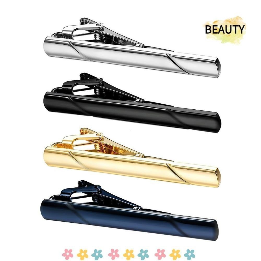 BEAUTYHOMEBR Prendedor De Gravata De Metal Clássico Empresarial