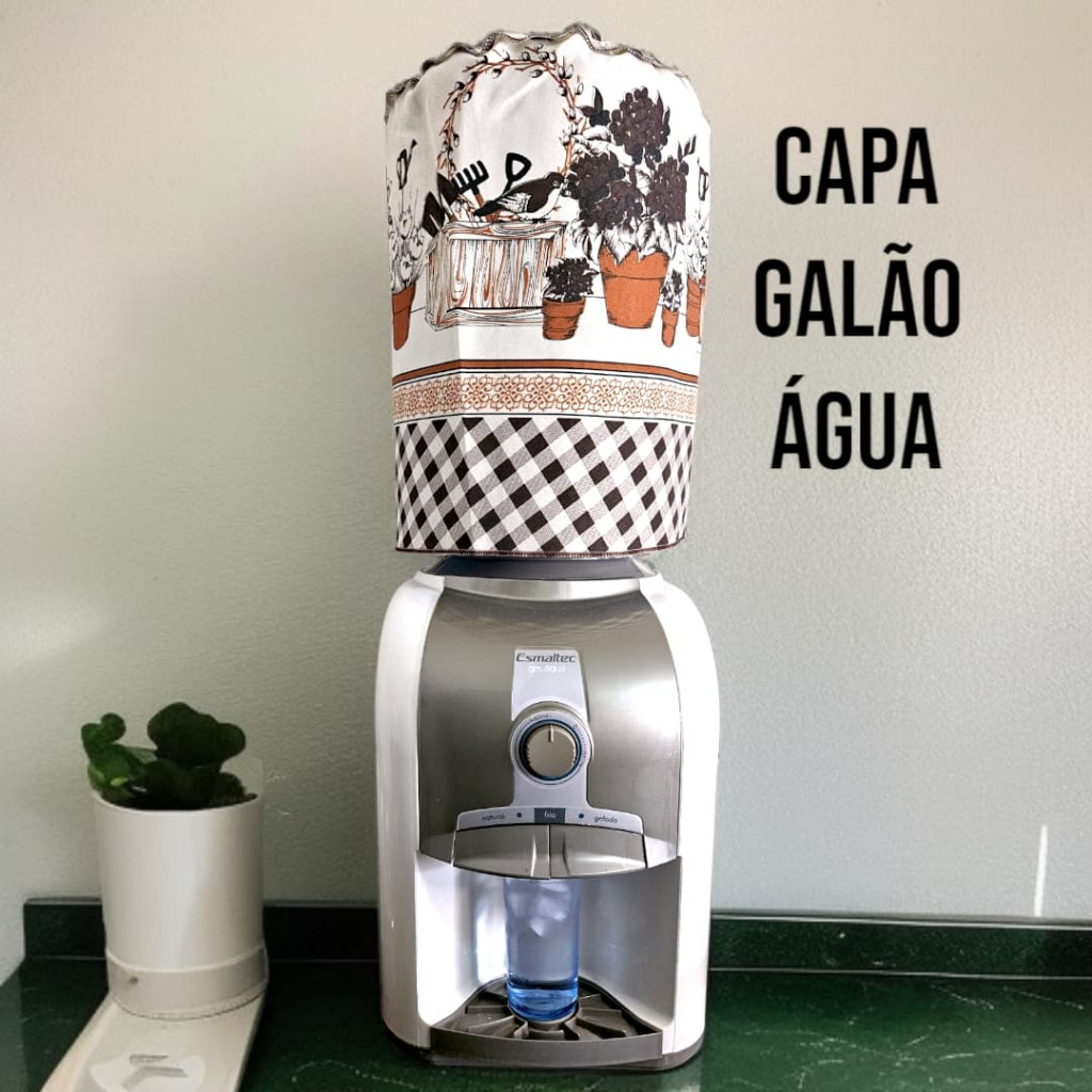 Capa Galão Água 20 Litros Lavável Varias Estampas Decorativas Cozinha Residencial