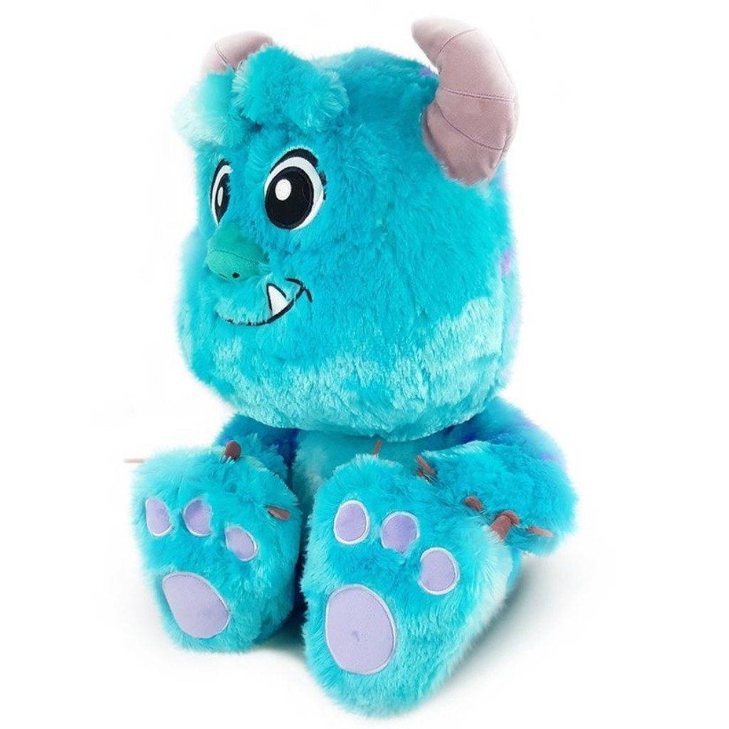 Detalhes do Boneco Brinquedo Pelúcia Sulley Big Feet 45cm Disney Criança Monstros SA FF0450 Fun
