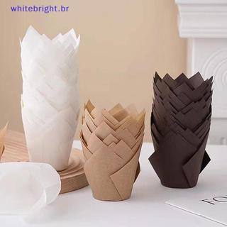 WT 50 Unidades De Copos De Papel Para Muffin E Cupcake , Forro Cupcakes À Prova De Óleo , Copo , Capas Embrulho De Bolo 