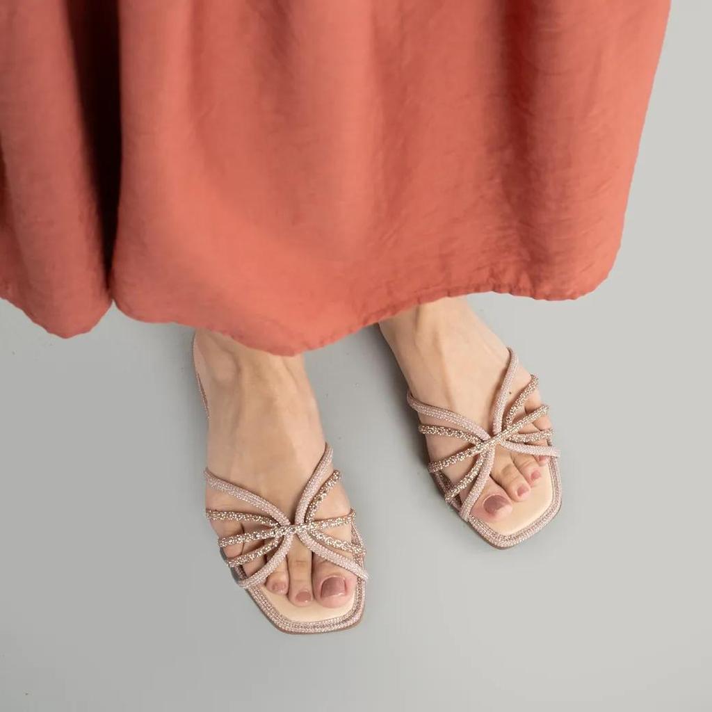 Sandália Mississipi Rasteira Grosseto Feminina