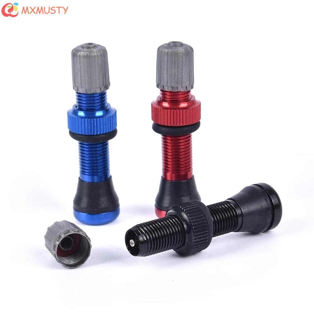 MXMUSTYZA Válvulas De Bicicleta Mountain Bike Aro Roda Liga Alumínio 40mm Selante Válvula Schrader