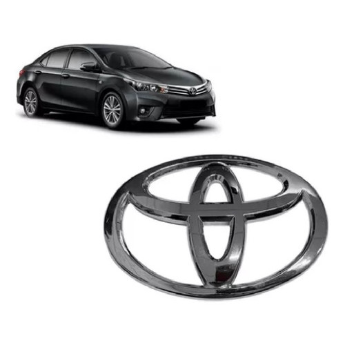 Emblema Grade Frontal Cromado Toyota Corolla 2015 16 17 2018
